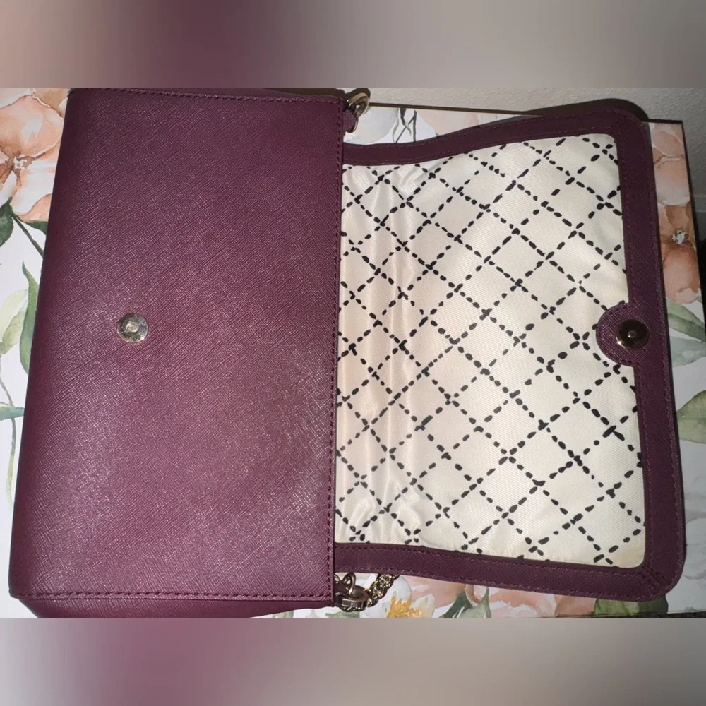 Kate Spade Laurel Way Greer Plum Crossbody